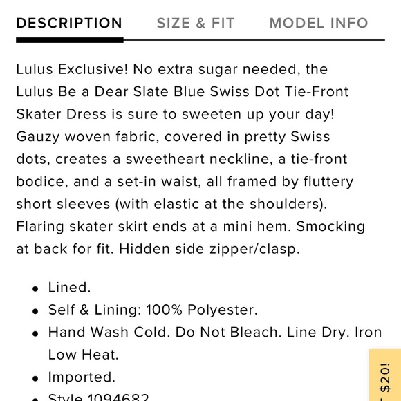 Lulu’s Swiss Dot Skater Dress - Picture 4 of 6